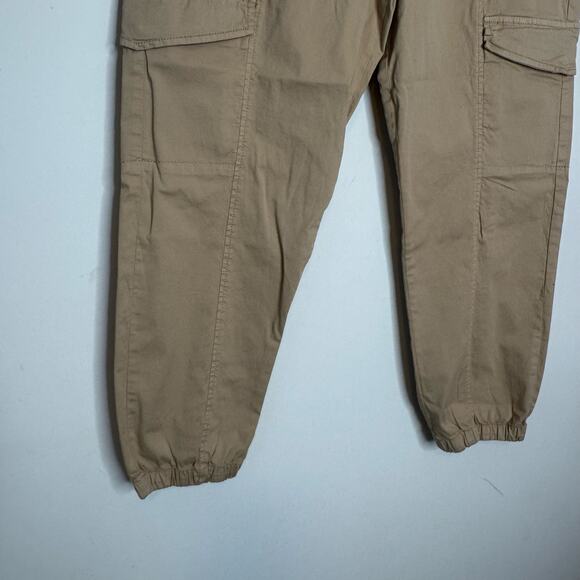 Sanctuary Rebel Cargo Pants Size 32 NWT Khaki Mid Rise Relaxed Fit Ankle Utility - Picture 4 of 9